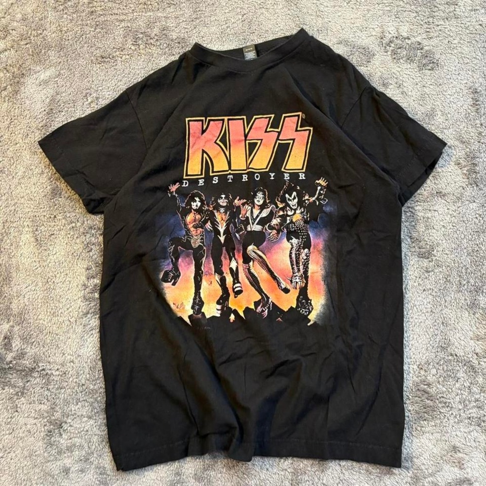 KISS Band Destroyer Black Tee